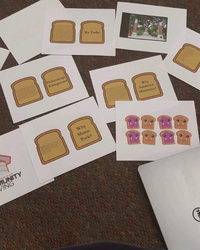 flsouthernra's tweet photo. Florida Southern is working hard on our Philanthropy board for #fitfras2016 https://t.co/mFsdX9UeP2