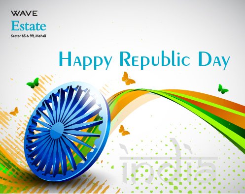 Wave_Estate's tweet photo. Happy #RepublicDay https://t.co/eRzzZfBC49