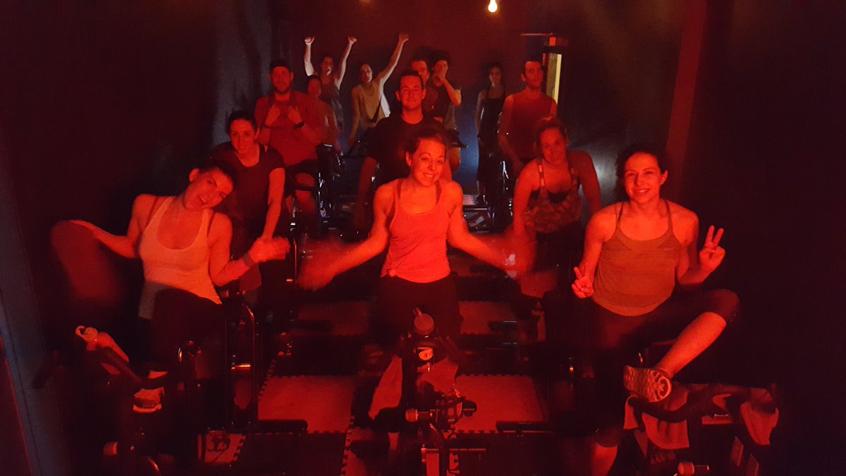 The Spin room was cookin' tonight! <a href="/BlitzEdmonton/">Blitz Conditioning</a> #blitzfit #yeg