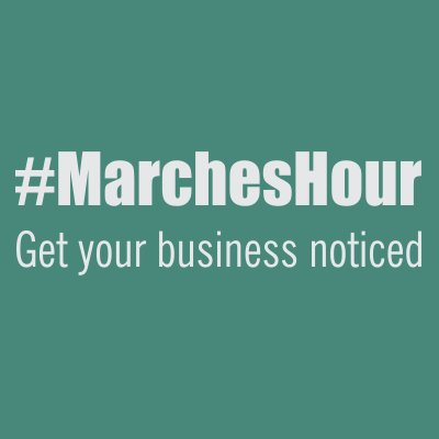 #MarchesHour is on every Weds from 1-2pm. Join businesses in the Marches area for 60 mins of networking. #Marches