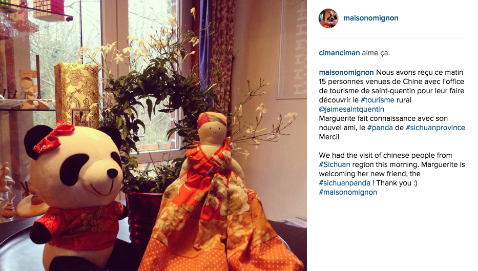 maisonomignon's tweet photo. Découverte du #tourisme rural pour ce #panda de #Sichuan @SaintQuentinois #maisonomignon https://t.co/kuEdrPu8Qk https://t.co/jSgeQInmyn