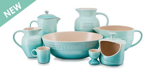 LeCreusetSA's tweet photo. Shop the complete Cool Mint stoneware range online: https://t.co/UZzlWwASqw #amazemint https://t.co/kJfeMzG5GD