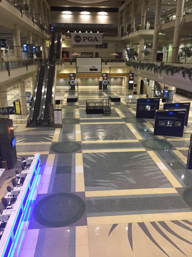 KevinKinseyPGA's tweet photo. @PGAShow I'm ready &amp; I'm pretty sure I'm the first one here cuz there's nobody else here!! @GCMorningDrive #EBGTW https://t.co/wvEH3F3bhI