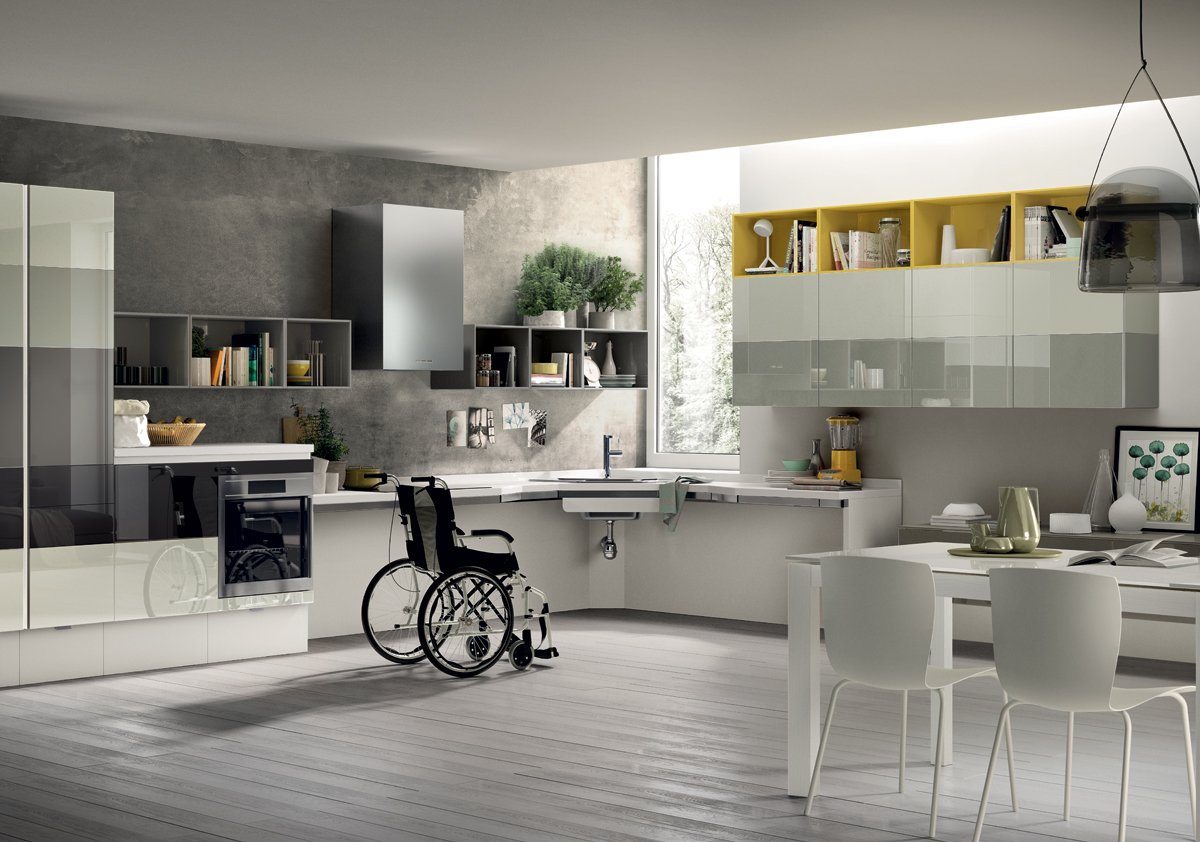 scavolini's tweet photo. A space accessible to people with disabilities or the elderly with difficulties of movement #UtilitySystem https://t.co/OzPAiKGBme
