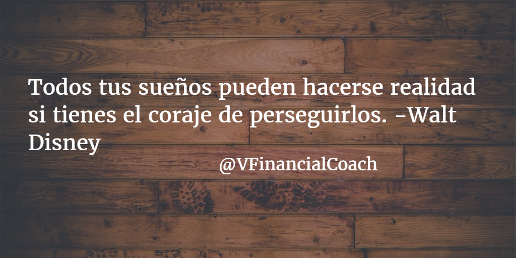 vfinancialcoach's tweet photo. Todos tus sueños pueden hacerse realidad si tienes el coraje de perseguirlos. -Walt Disney https://t.co/DzvvviGQvq