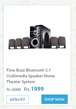 flow buzz 5.1 bluetooth multimedia speaker