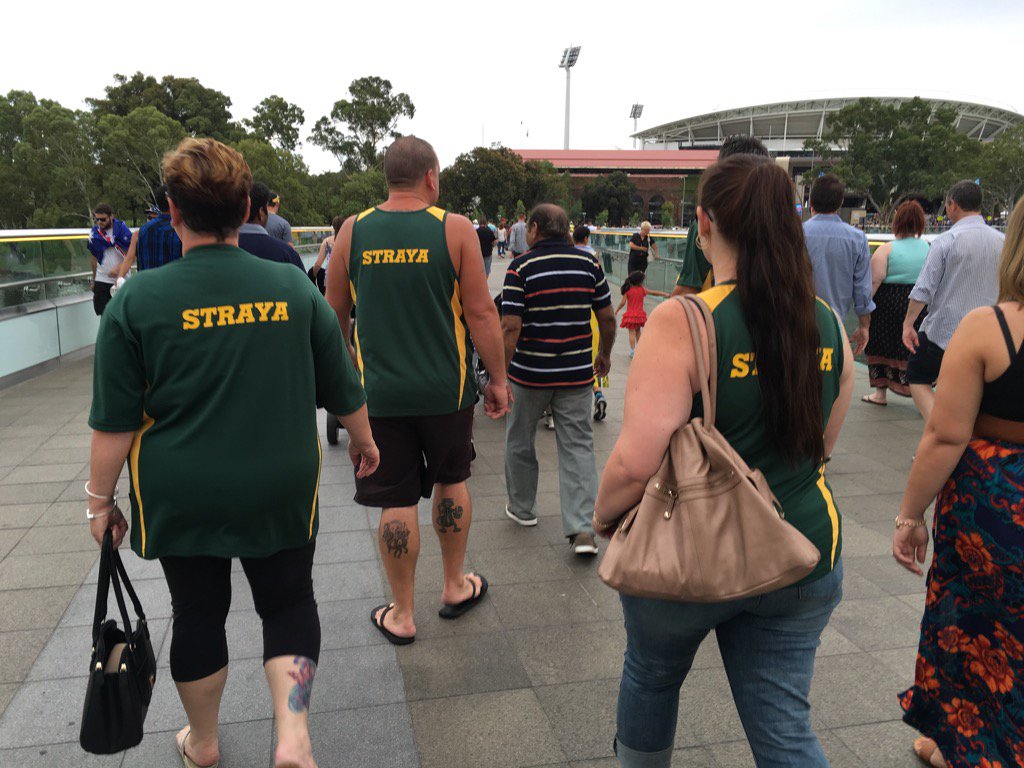Happy straya day live from Adelaide Oval!