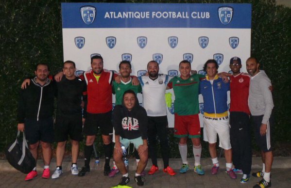 FOOTOMA's tweet photo. Beau match amical hier soir au @Atlantique_FC avec nos amis de la #Twittoma ! https://t.co/9Fpm5ob22Z