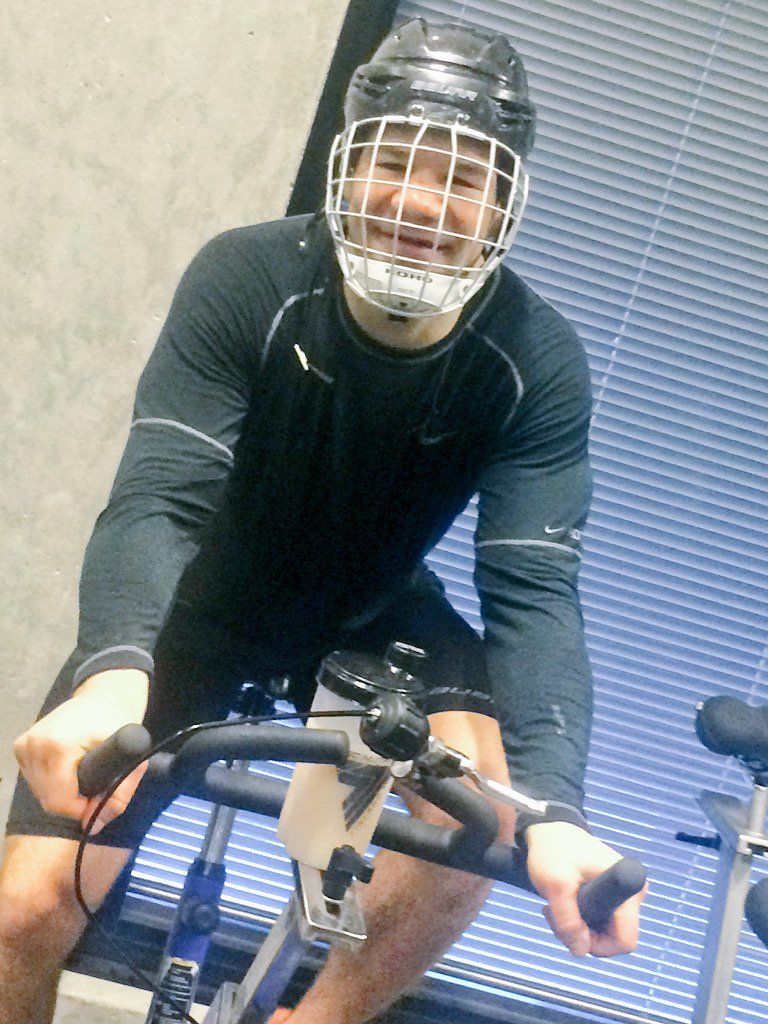 gratty24's tweet photo. Game day baby! Figured I might wanna little extra protection heading in to @HCTPS @HCAssatPori @smliiga https://t.co/uB5JQz6z4y