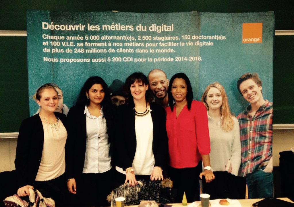 NicoFreville's tweet photo. #JEMNUM jeunes en recherche d'opportunités dans le #numerique ? Nous vous attendons @univ_paris13 @orangejobs_fr https://t.co/cZHRQr2umw