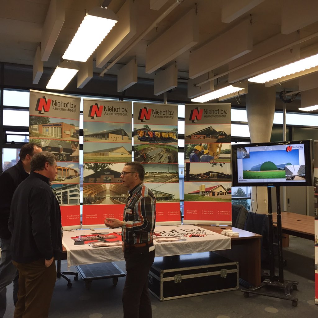 Vandaag is <a href="/NiehofBV/">Niehof BV, Lattrop</a> te vinden op de Open Dag van het ROC van Twente, Bouw en Infra te Hengelo