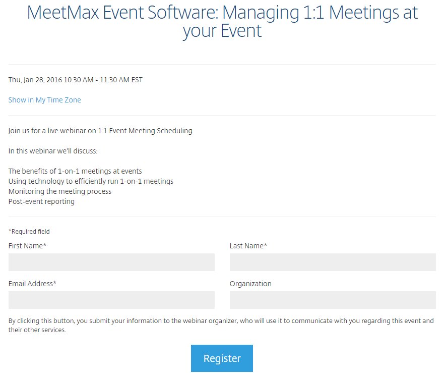 MeetMaxEvents's tweet image. Join us as we go through tools for associations to help their members/chapters at events.
attendee.gotowebinar.com/register/79480…