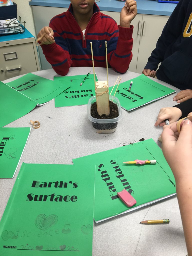 Stinson3rdgrade's tweet photo. Geotechnical Engineers in action! #stinsonlearns #3rdgraderocks https://t.co/dMZ82pyxd4