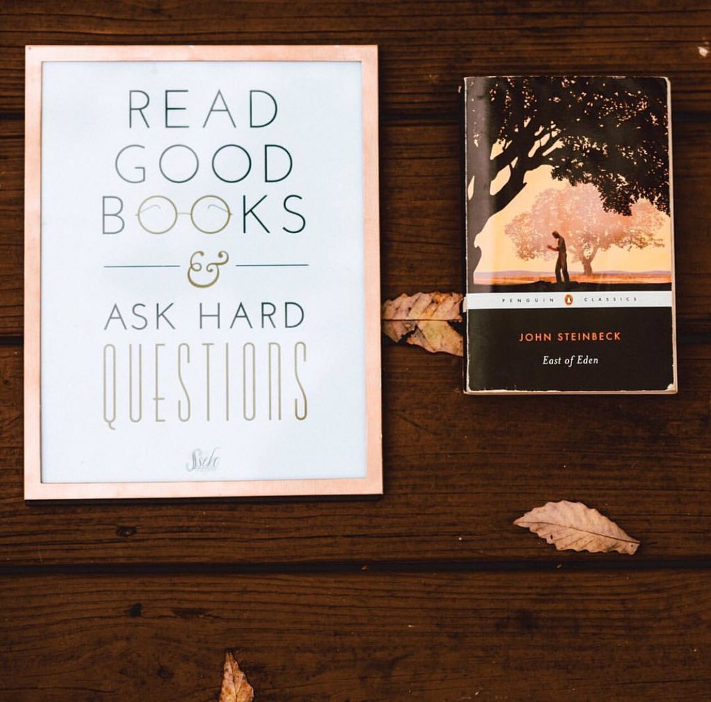 Read good books & ask hard questions (📷: @ssekodesigns )