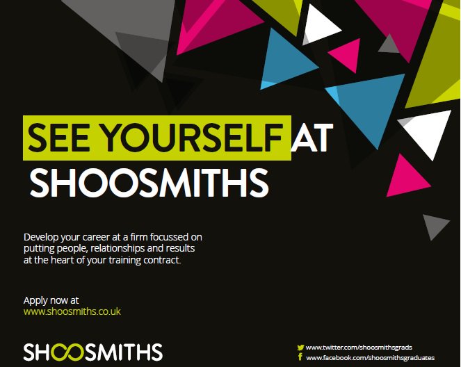 TjobsLaw's tweet photo. Vacation placement deadlines with @shoosmithsgrads are fast approaching! Don't miss out! https://t.co/WjZXHujgLY https://t.co/AT4qTK1SeU