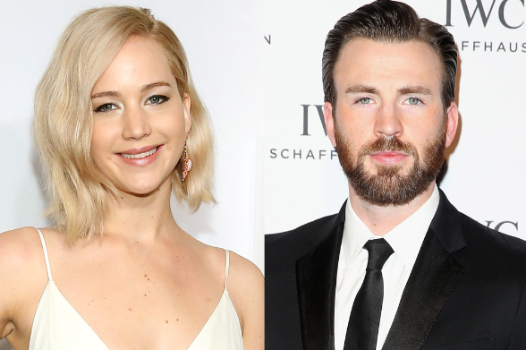HeyHollywoodVid's tweet photo. Shutting the rumors down! #JLaw &amp; @ChrisEvans are NOT dating... https://t.co/dRghTu7Nzf