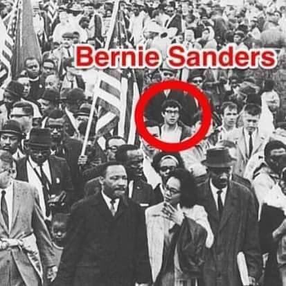 Image result for martin luther king jr bernie sanders