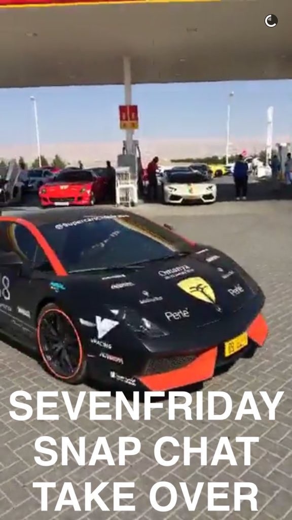 SEVENFRIDAYFFTP's tweet photo. Add 'sevenfriday' on #Snapchat for live coverage of the @SupercarsArabia rally with #Shmee150 and #GFWilliams https://t.co/qGcSbn7rNI