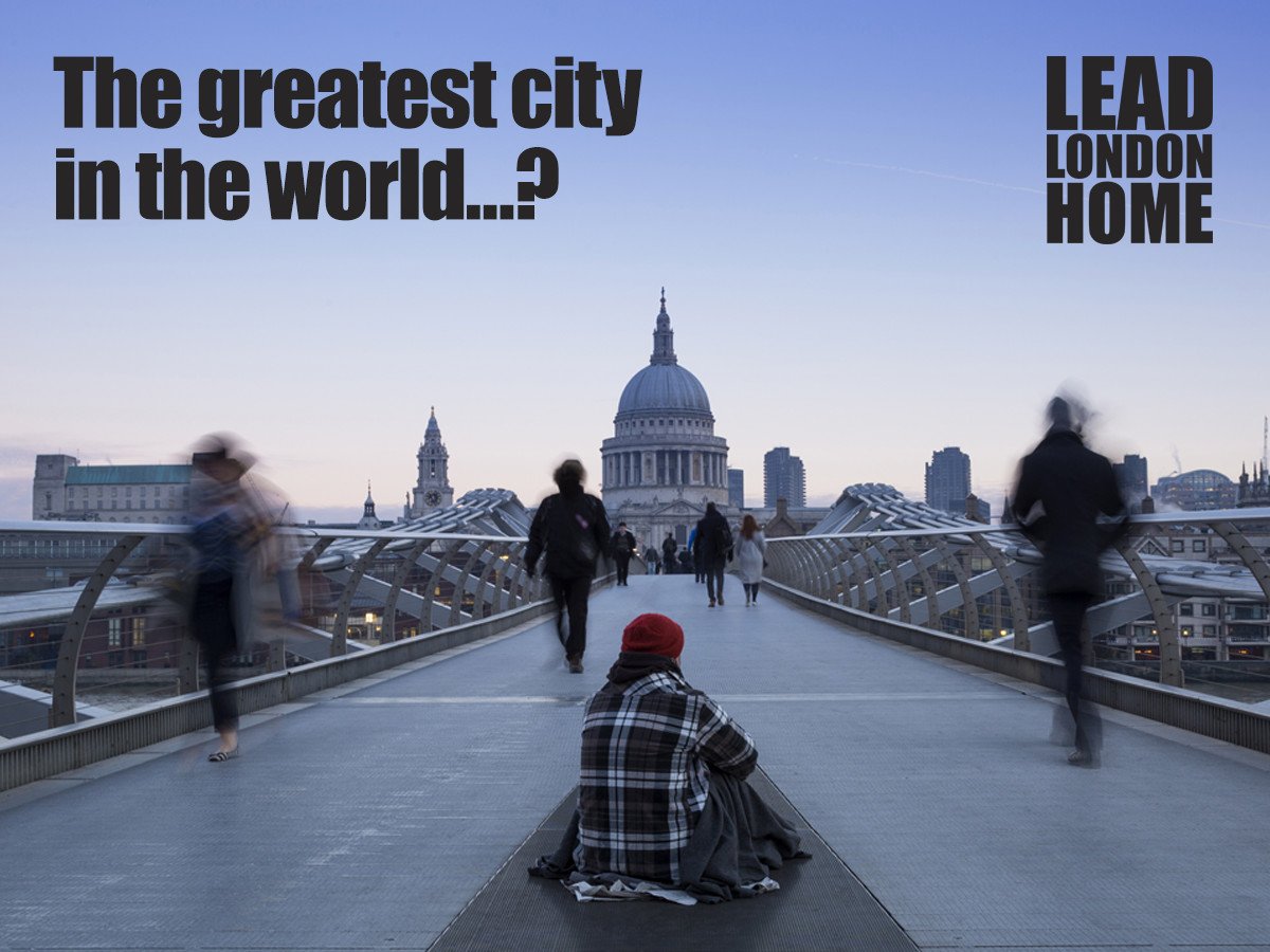 CardboardCitz's tweet photo. We're supporting @crisis_uk #LeadLondonHome campaign. New London Mayor 2 tackle homelessness https://t.co/5LOeaza99F https://t.co/nilNG5BCUQ
