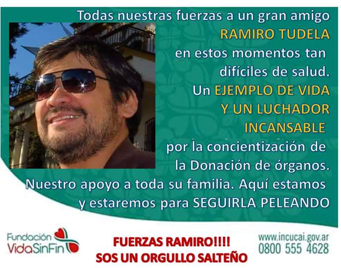 FundVidaSinFin's tweet photo. #FuerzasRamiro!!!!! https://t.co/9AeyIlBsl2