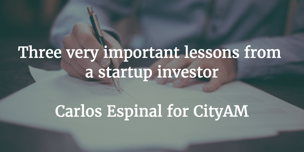 seedcamp's tweet photo. Take some tips from #Seedcamp's @CEE this lunchtime in this guest piece for @CityAM https://t.co/up6EmiJkA6 https://t.co/L8YP5bMYTg