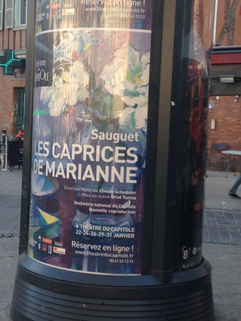 Marcopera's tweet photo. Les caprices de Marianne c'est ce soir au théâtre du capitole à Toulouse @theatrecapitole   #opera #Toulouse #live https://t.co/lmnMPrqlFp