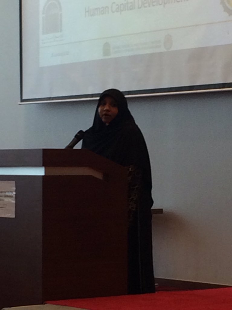 SSHC_UK's tweet photo. @munee_2 gives a reality check on #GenderInclusion in #IslamicFinance #TDGs #iifca2016 https://t.co/nULp48Lcnv