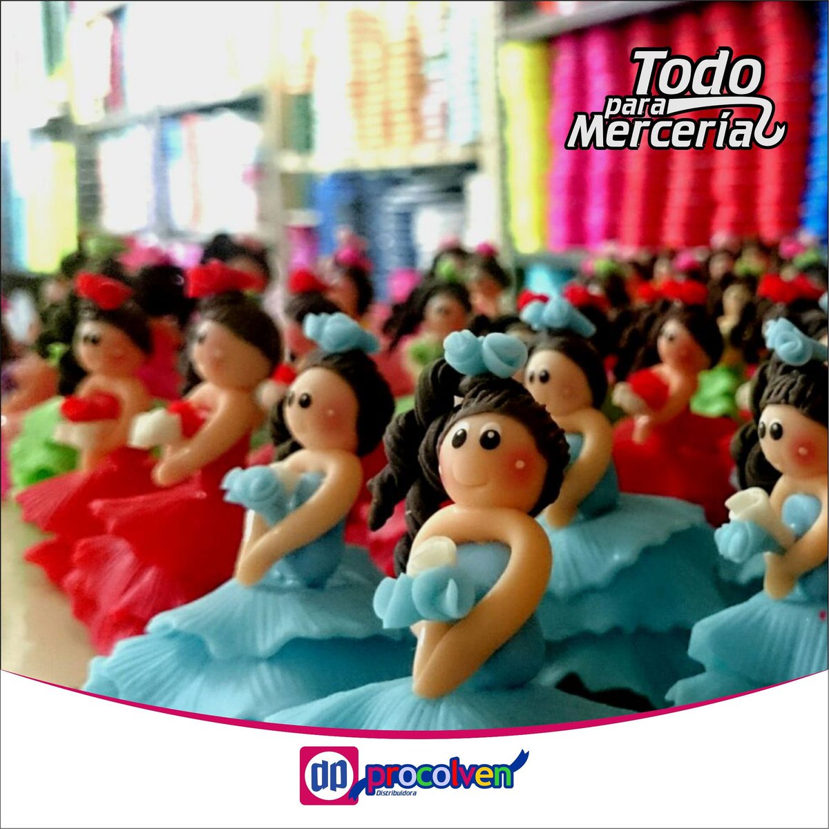 Procolven1's tweet photo. ¡Lindas #muñecas para #recuerdos!
#TodoParaMercería
#DistribuidoraProcolven #Mercerías #Textiles #Cintas https://t.co/SaxywlOwvA