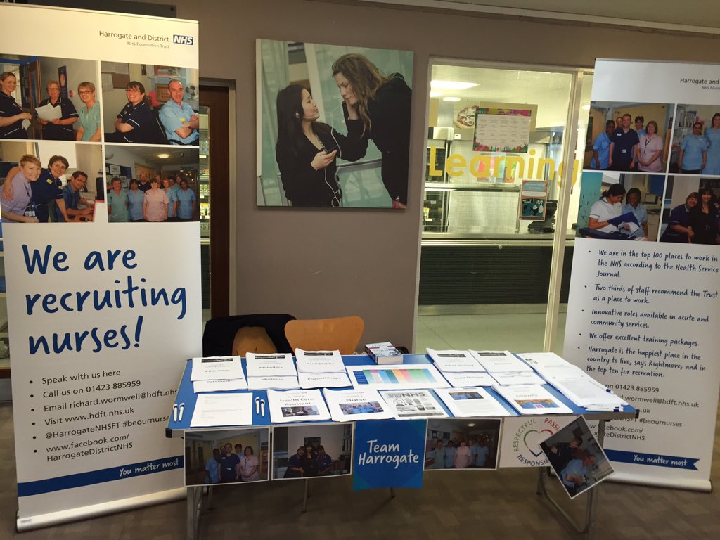 richwormwell's tweet photo. @HDFT_Careers attending a fantastic careers fair. Supporting pupils with their career choices @HarrogateHigh https://t.co/NhR3SI486x