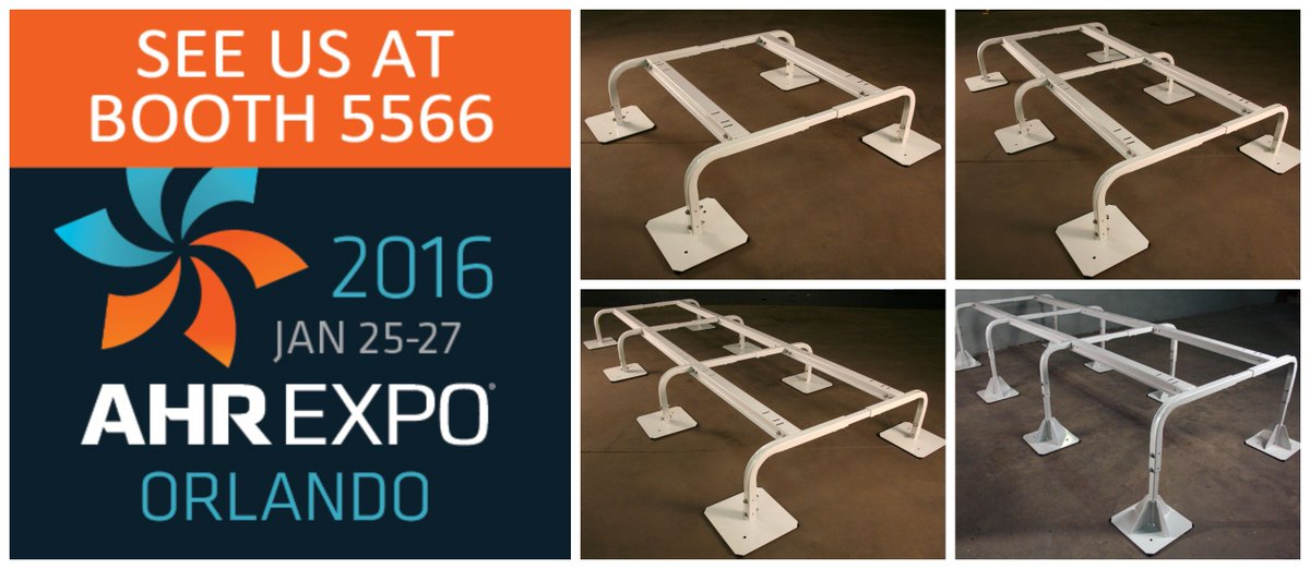 Day 2 of the <a href="/ahrexpo/">AHR Expo</a>! Head over to booth 5566 to learn about the quick installation of our Super Stands! #AHR2016