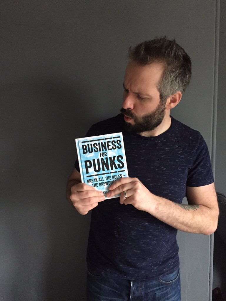mountainbeard's tweet image. Just got here. Already halfway through &quot;Marketing for Postmodern Dystopian Puppets&quot; #BusinessForPunks #Brewdog