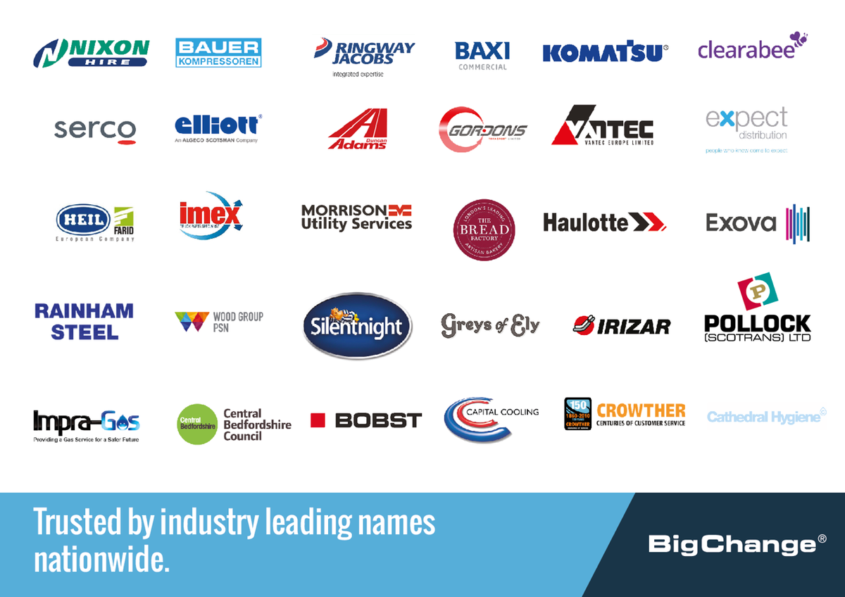 BigChangeApps's tweet photo. Just a few of our amazing customers @silentnightbeds @ElliottBrothers @Capital_Cooling @ImpraGasLtd @HeilFarideu https://t.co/yEfsj5r8yi