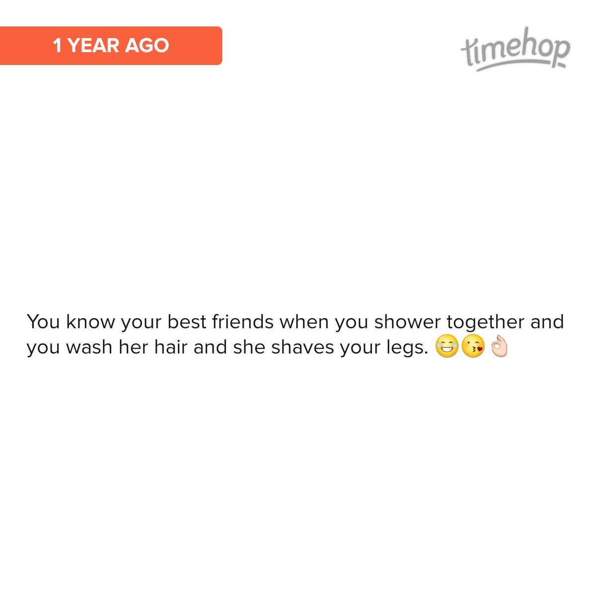 EmilyNichole99's tweet photo. Exactly 1 year ago today! via @timehop  😂😂😂💁
@Riskosky_Taylor https://t.co/s3Ph2VjoVr