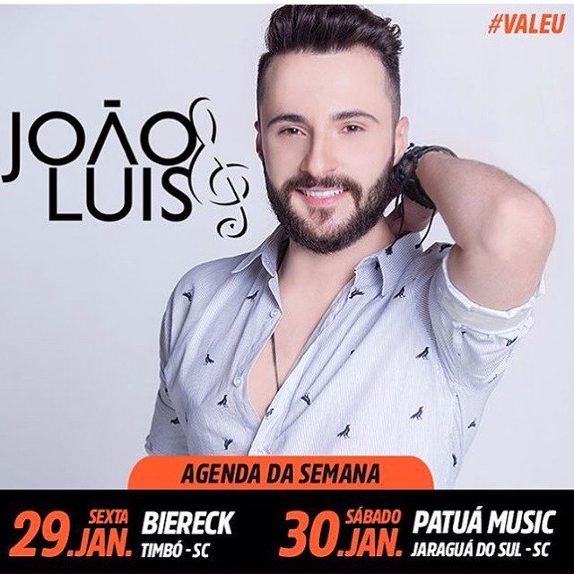 SCMusicOficial's tweet photo. Agenda da semana @cantorjoaoluis https://t.co/hTsCeObpOC