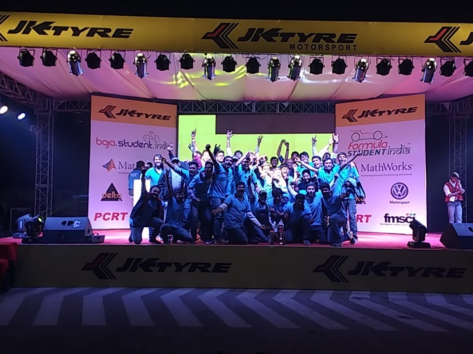 JKTyreRacing's tweet photo. And finishing up at position 2. These guys really knocked it down. #JkFormulaStudent https://t.co/txFfw5a1eY