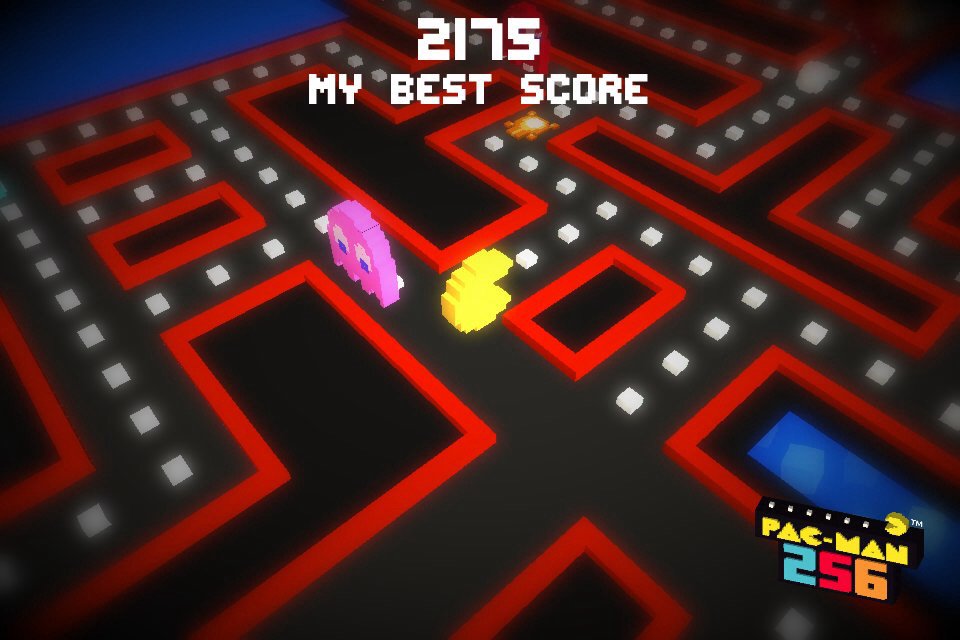 WrLevi's tweet image. 2175! My new best score on #PACMAN256 pac-man256.com