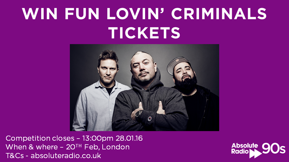Competition time!
Follow &amp; RT for your chance to win Fun Lovin' Criminals tickets for this Feb in London.