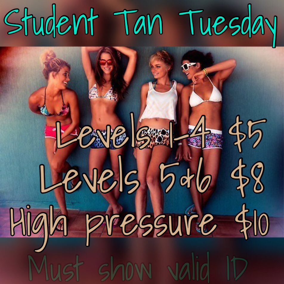 TropicalTanPala's tweet image. Today is the day just for students!! 📚📓👌🏾 #studenttan #tuesdayspecial