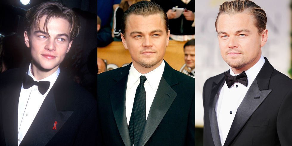 ELLEmagazine's tweet photo. The complete evolution of Leonardo DiCaprio from baby dreamboat to current day dreamboat: https://t.co/d7YGtOmZcv https://t.co/chsWPbNXSq