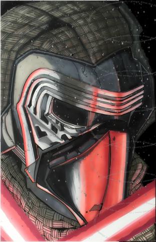 geekfineart1's tweet photo. Just completed Kylo Renn from the Force Awakens ... Thanks to a lot of caffeine! #starwars #kylorenn #geekfineart https://t.co/mcA6tKbvIj