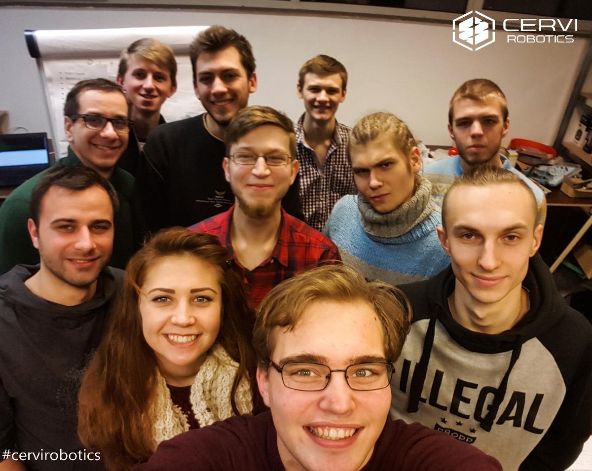 dronehub_ai's tweet photo. Cervi Robotics team wishes you all a great week :) 
#cervirobotics https://t.co/UxKu7N2P4j