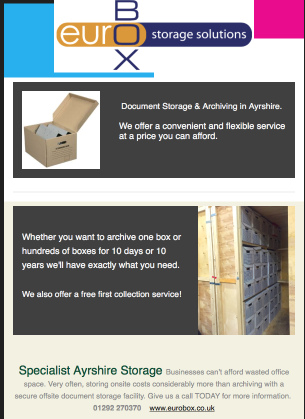 EuroboxStorage's tweet image. Archive Storage from #EuroboxStorage Ayr 
#archivestorage #documentstorage #selfstorage