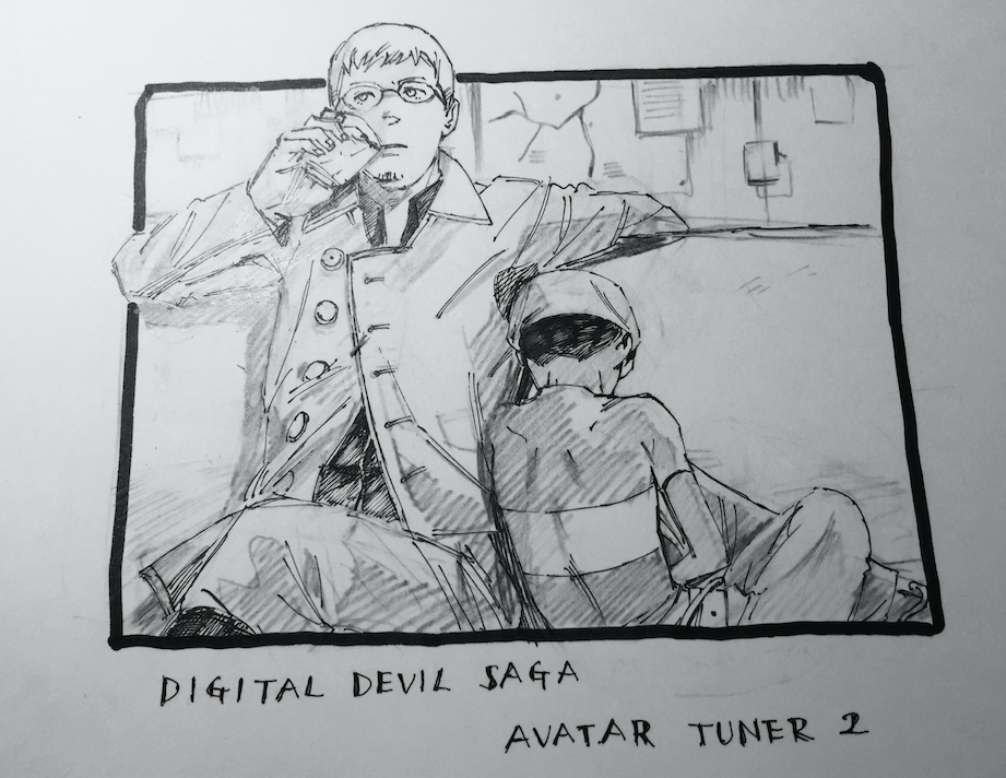 #女神転生版深夜のお絵描き60分1本勝負 
