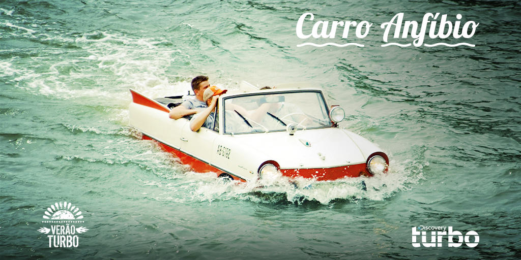 Quem mais adoraria viajar nesse sábado com um carro desses? Rs #CarroAnfíbio