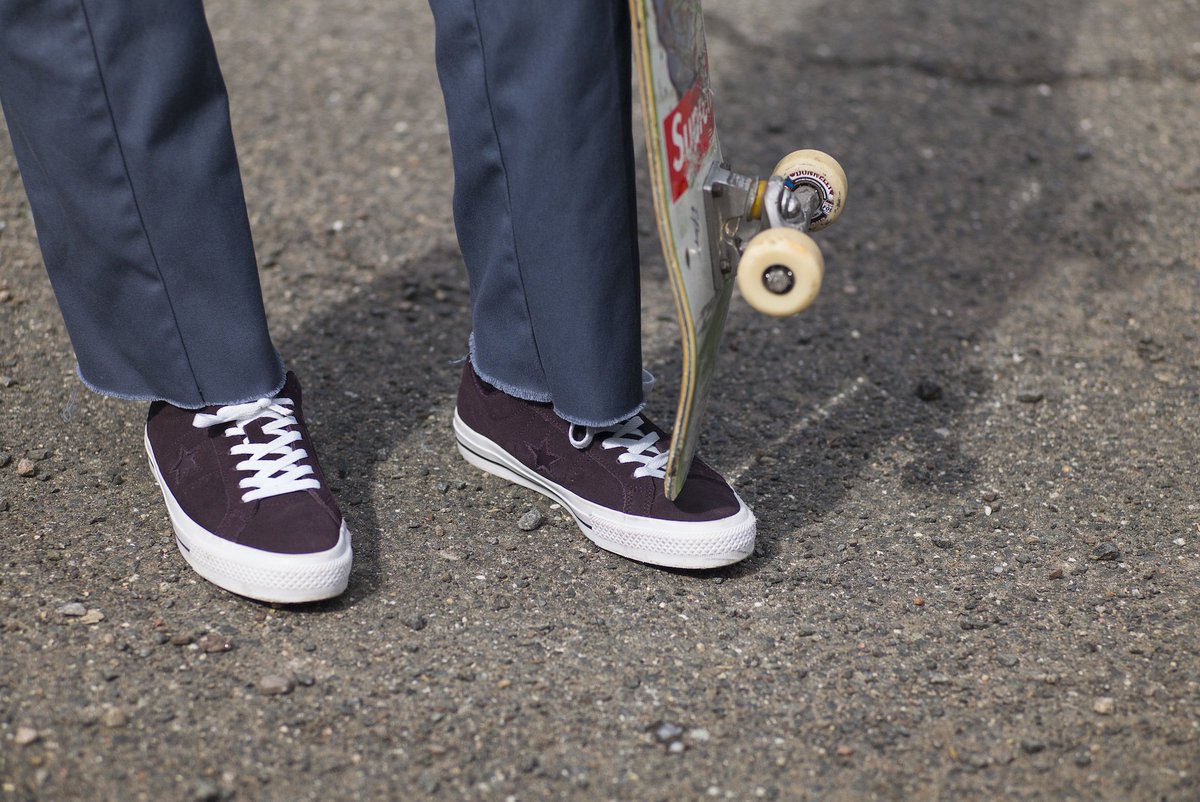 black cherry converse