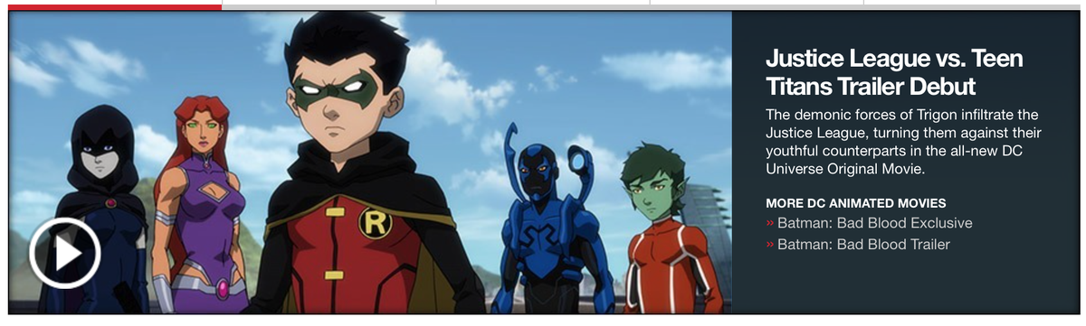 SuperPRGuy's tweet image. Just watch the #JLvsTT trailer for the 10th time today.
I dig it. Check it out on @IGN ... bit.ly/1PifutH