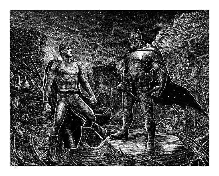 mrmarkchilcott's tweet image. #GeekHour worlds collide #BatmanvSuperman #DawnOfJustice