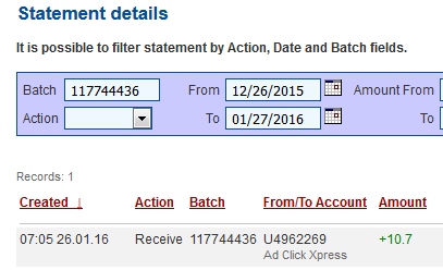 GKalember's tweet image. I am setting my proof withdrawal from the money I earned at ACX. Work from home Adclickxpress!No scam!@AdClickXpress