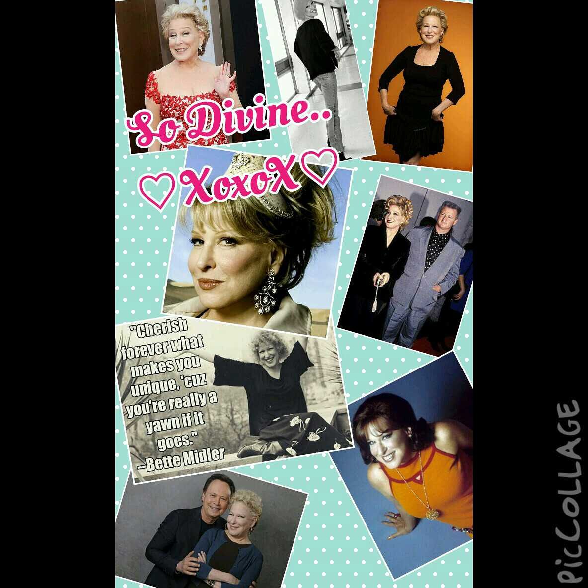 ComKeldavis's tweet photo. The Divine @BetteMidler ♡XoxoX♡:-) https://t.co/ekz07Php4p