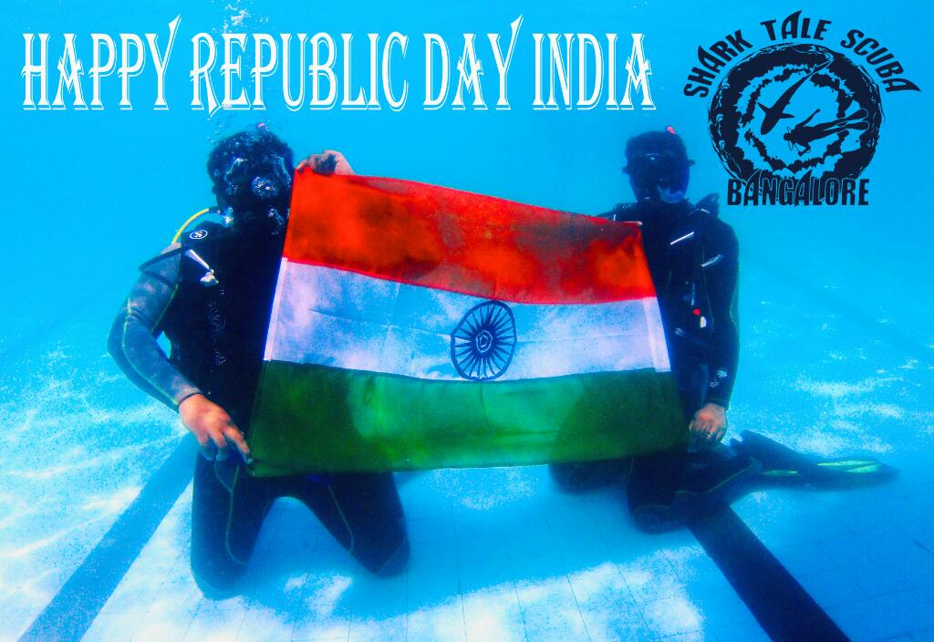 Happy Republic Day Everyone... #scuba #scubaradio #scubadiving #PADI #Bangalore #India #republicday
